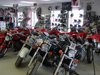 Interior os Store - Bike & Helmet Display